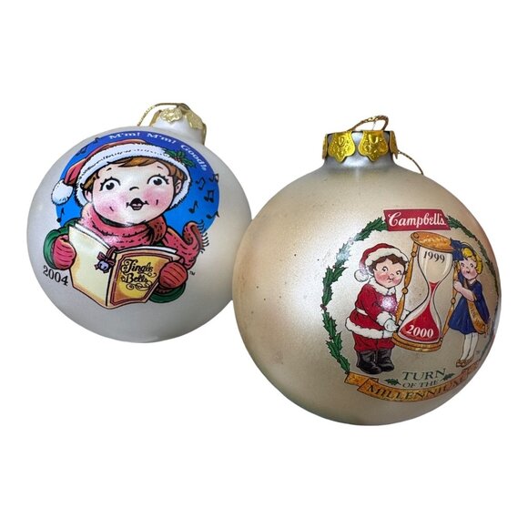 Lot of 13 Campbells Soup Collectible Christmas Ornaments Figurines Lot 2000-2004 - Picture 6 of 7